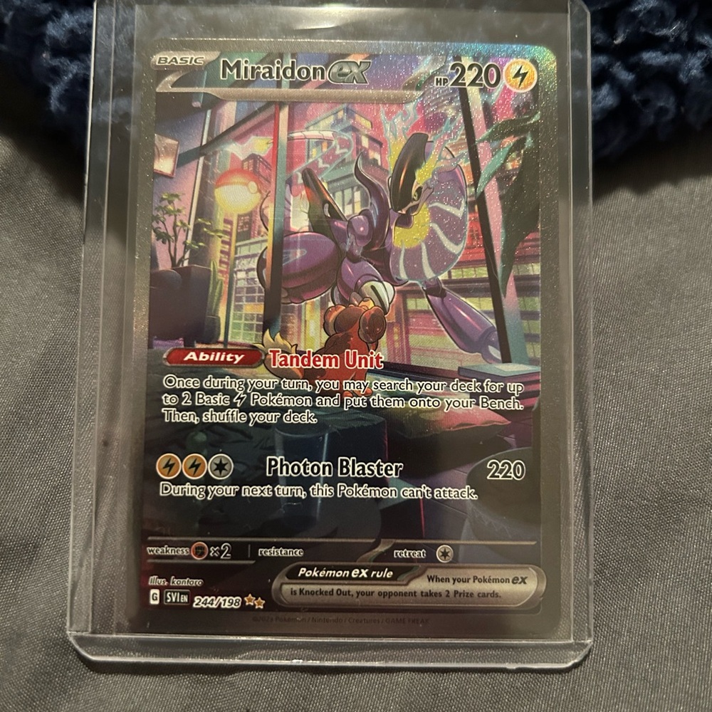 Miraidon ex Pokémon Card